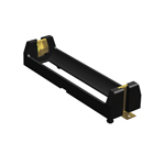 surface mountable holder for one 18650 lithium ion battery
