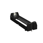 thru hole mountable holder for 1 18650 lithium ion battery