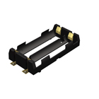 surface mountable holder for 2 18650 lithium ion batteries