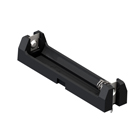 Polarized High Performance PCB battery holders for AA cells with coil spring contacts