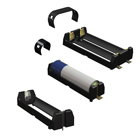plastic thm and smt cylindrical battery holders