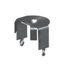 thru hole mount retainer for 7.9mm coin cell battery