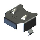 thru hole retainer for 6.8mm coin cell battery