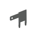 Horizontal Quick-Fit Terminals - .110