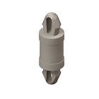 double locking nylon circuit board mounting support