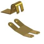 contacts for coin cell batteries in key fobs