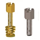 D Subminiature jack screws with screwdriver slot