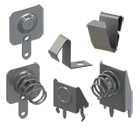 battery contacts for molded case applications