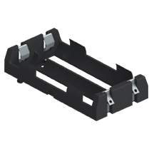 Holder for dual 18650 Battery w/ Solder Tail