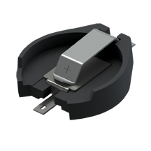 SMT (Heavy Duty) Holder for 23mm Cell - Long Pad (Tin Nickel Plate) on T&R