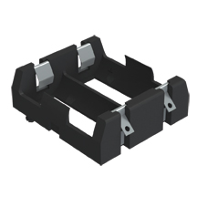 Holder w/ solder lugs for dual 18350 Batteries