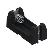 THM Holder for 1/2AA Battery w/ coil spring