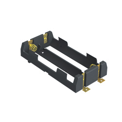 SMT Dual Holder for 18650 Cell w/ coil spring