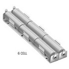 6 D Cell Holder, Solder Lug