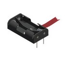 2 AA Cell Holder, PC with Ribbon