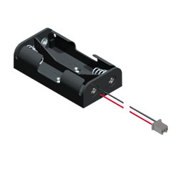 2 AA Cell Holder with PC connector
