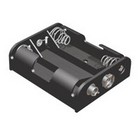3 AA Cell Holder with Snap-on Connectors