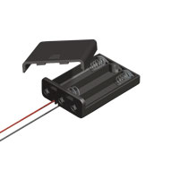 3 AAA Cell Densi-Pak Battery Holder w/ On/Off Switch