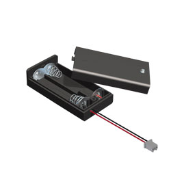 2 AA Cell Densi-Pak Battery Holder with PC Connector