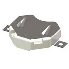 SMT Insulated Retainer Components for 20mm Cell-Matte Tin Plate