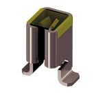 SMT-Top & Side Entry Female Quick-Fit on T&R W/ Kapton Tape
