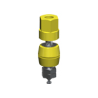 Hex Head Binding Post 10-32 Thread Yellow