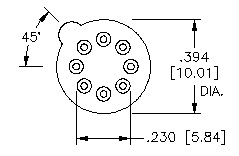TO-100 Socket-8pins