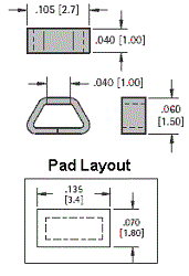 SMT Test Point- Micro Miniature-1000 pc Reels