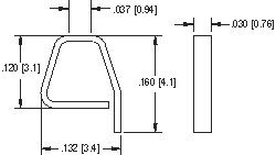 SMT/THM Hybrid Test Point- w/ Locating Pin-800 pc Reels