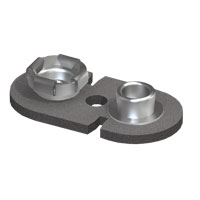9 Volt Snap on Contact assembly-No pins
