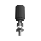 Uninsulated Binding Post Black