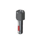 Jack Screw with Nylon Patch-Clear,.375