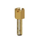 Slotted Jack Screw-Yellow,.250