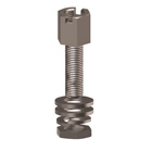 Slotted Jack Screw-Clear w/ Hardware,.250