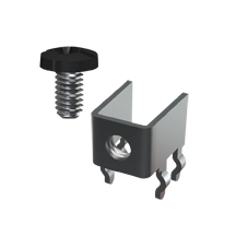 Horizontal Screw Terminal w/Screw-UnAssembled, Black