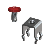Vertical Screw Terminal w/Screw-Unassembled, Red