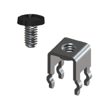 Vertical Screw Terminal w/Screw-Unassembled, Black