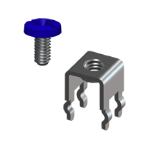 Vertical Screw Terminal w/Screw-Unassembled, Blue