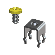 Vertical Screw Terminal w/Screw-Unassembled, Yellow