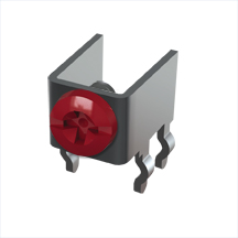 Horizontal Screw Terminal w/Screw-Assembled, Red
