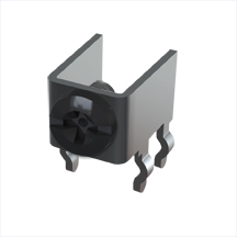 Horizontal Screw Terminal w/Screw-Assembled, Black