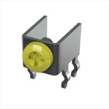 Horizontal Screw Terminal w/Screw-Assembled, Yellow