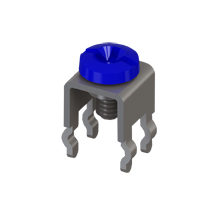 Vertical Screw Terminal w/Screw-Assembled, Blue