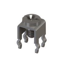 PC Mount Snap In -w/Screw-Assembled