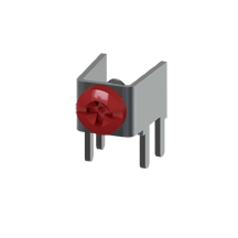 Horizontal PC Terminal - Supplied w/Screw-Assembled-Red