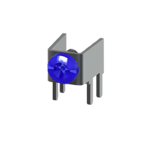 Horizontal PC Terminal - Supplied w/Screw-Assembled-Blue