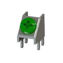 PC Mount -45 Degree Supplied w/Screw-Assembled-Green