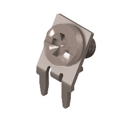 Slim-Line PC Screw Terminal, 60°-Screw Captivated