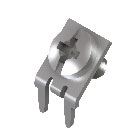 Slim-Line PC Screw Terminal, 45°-Screw Captivated