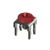 Low Profile PC Mount w/Red Screw-Assembled